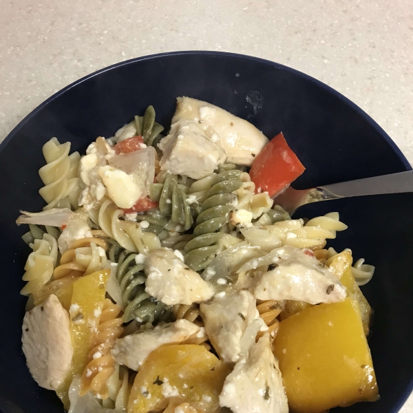 Sheet Pan Chicken Breast with Feta and Vegetables
