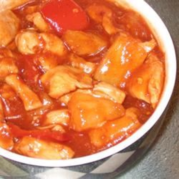 Strawberry Pineapple Chicken Bites