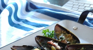 Mussels au Gratin