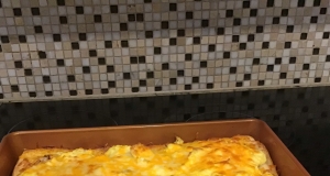 Breakfast Pizza with Scrambled Eggs