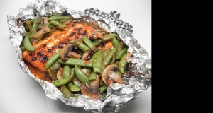 Asian Salmon Foil-Pack Dinner