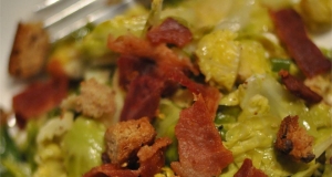 Brussels Sprouts and Bacon Salad