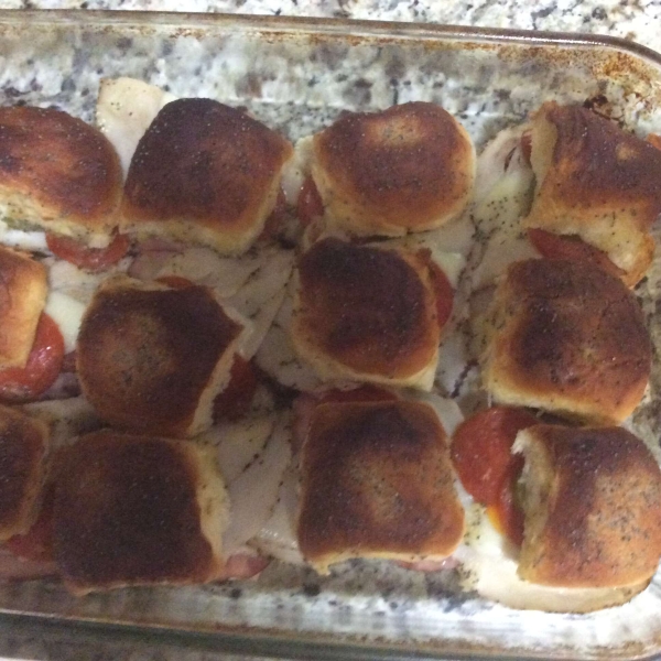 Baked Hawaiian Sandwiches