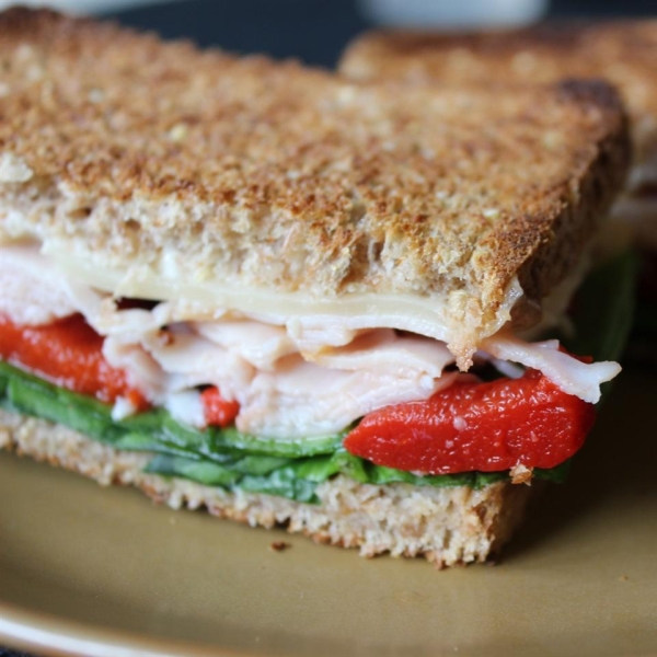 Grilled Turkey and Swiss Sandwich