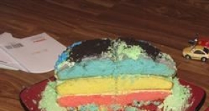 Rainbow Birthday Cake