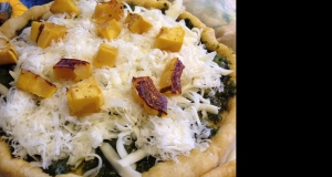 Vegetarian Pizza with Pesto and Delicata Squash
