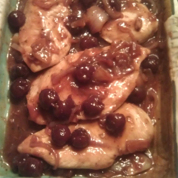Cherry Wine Chicken