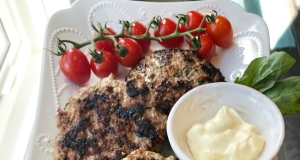 Lamb Burgers with Sun-Dried Tomatoes and Basil