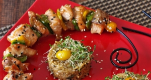 Salmon Teriyaki Kebabs