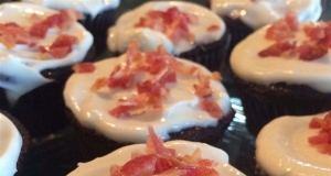 Gluten-Free Chocolate-Whiskey-Bacon Cupcakes