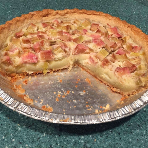 Rhubarb Custard Pie