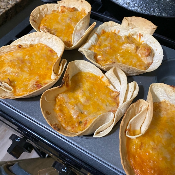 Mini Cheesy Chicken Enchiladas
