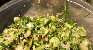 Hazelnut and Fresh Brussels Sprout Salad