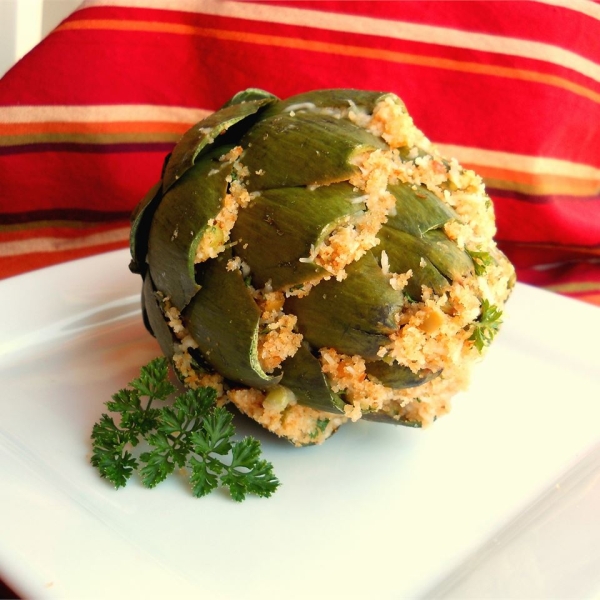 New Orleans Stuffed Artichokes