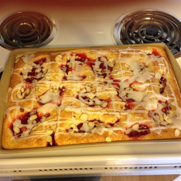 Cherry Almond Coffeecake