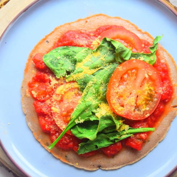 Buckwheat Tortilla Pizza