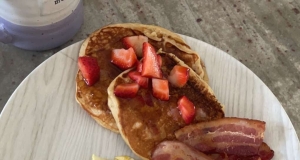Strawberry Vanilla Pancakes