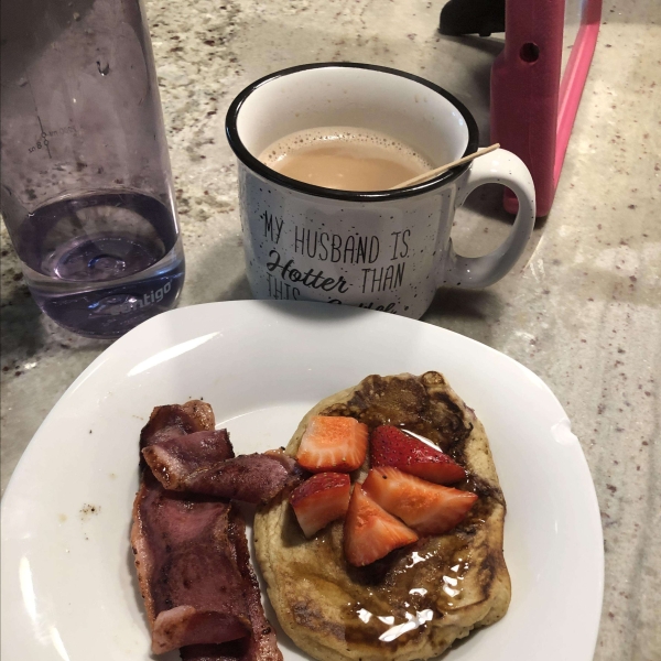 Strawberry Vanilla Pancakes