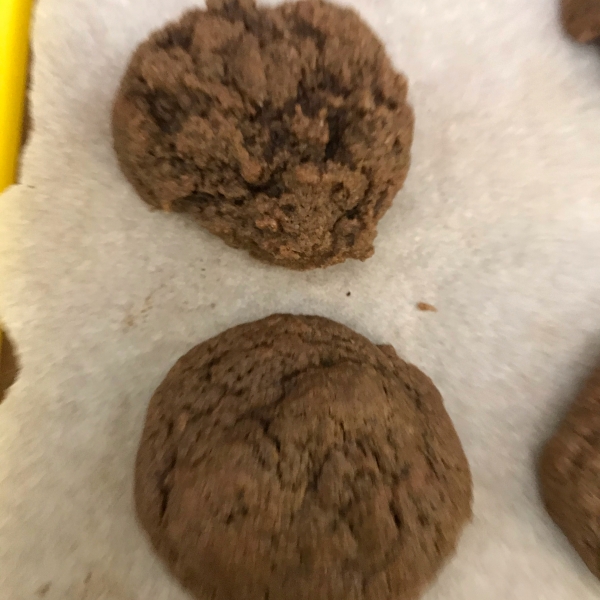 Eggless Chocolate Peanut Butter Cookies