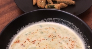 Creamy Edamame Arugula Soup