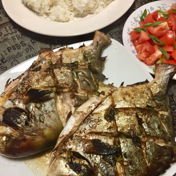 Baked Pompano