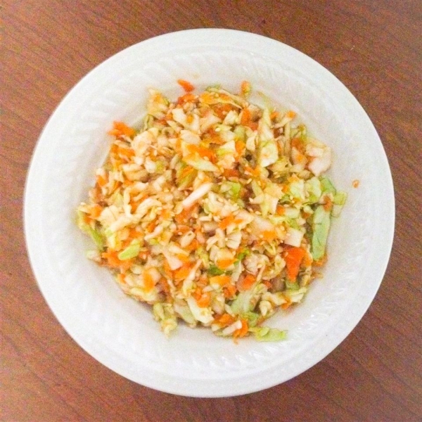 Mayo Free Cabbage Salad