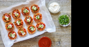 Loaded Pulled Pork Tater Tot Bites
