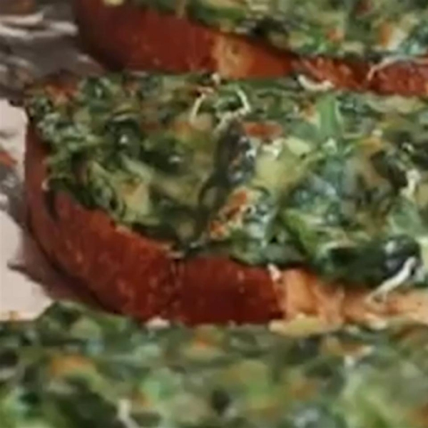 Chef John's Simple Spinach Toasts