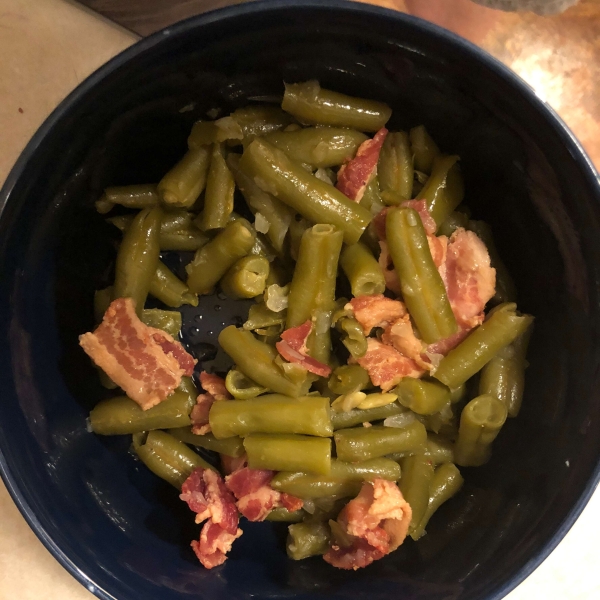 Instant Pot Southern-Style Green Beans from a Can