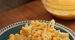 Utokia's Cauliflower in Bell Pepper and Cheese Sauce
