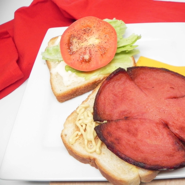 Air-Fried Bologna Sandwich