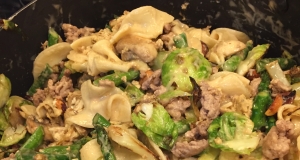 Tofu Egg Noodles In Coconut Sauce