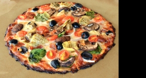 Bacon-Artichoke Cauliflower Pizza