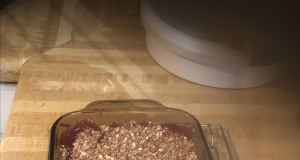 Rhubarb Strawberry Crisp
