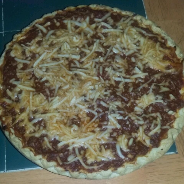 Three Cheese Spaghetti Pie