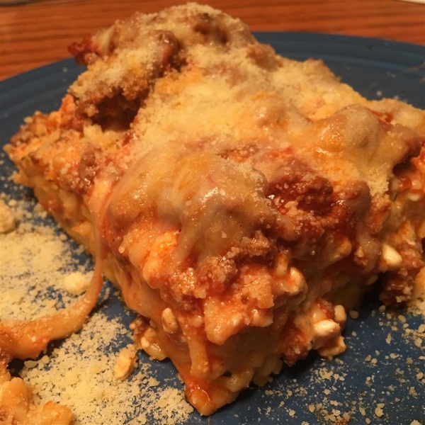 Three Cheese Spaghetti Pie