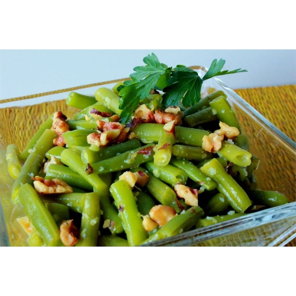 Lemon Green Beans with Walnuts