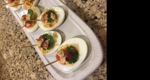 Salsa Deviled Eggs