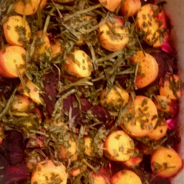 Purple Beet, Carrot, and Onion Medley