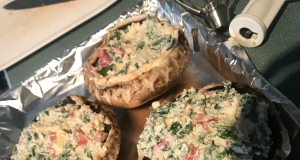 Portobello Stuffed Mushroom Burger