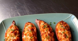 Loaded Twice-Baked Sweet Potatoes