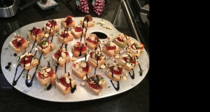 Petit Toasts with Brie, Fig, and Thyme