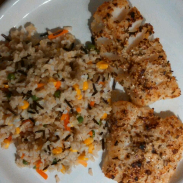 Broiled Sesame Cod
