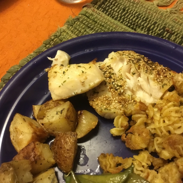 Broiled Sesame Cod