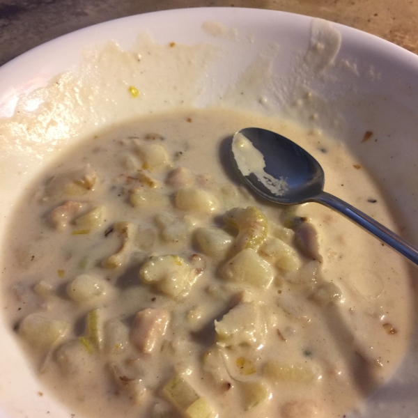 New England Clam Chowder for Two