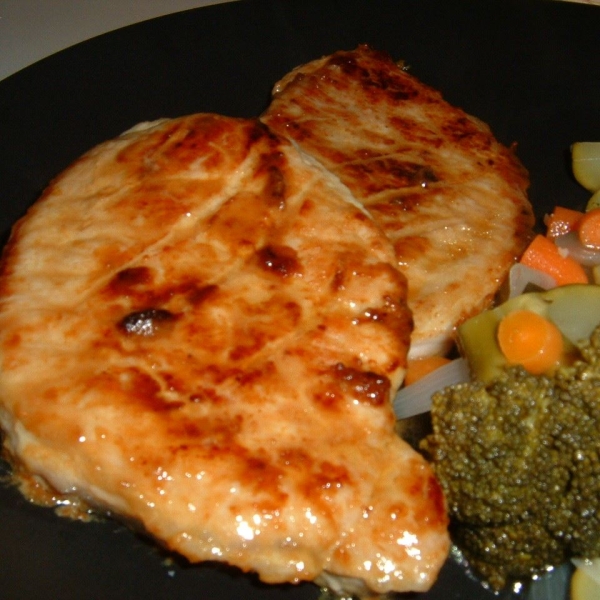 Honey Mustard BBQ Pork Chops