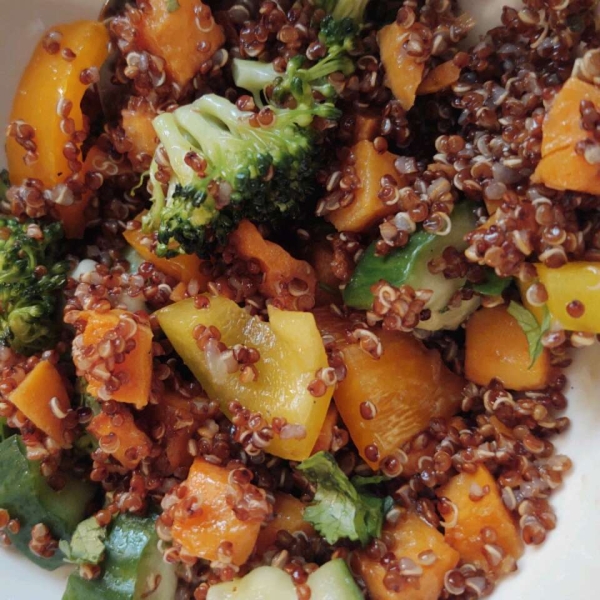 Roasted Sweet Potato Quinoa Salad
