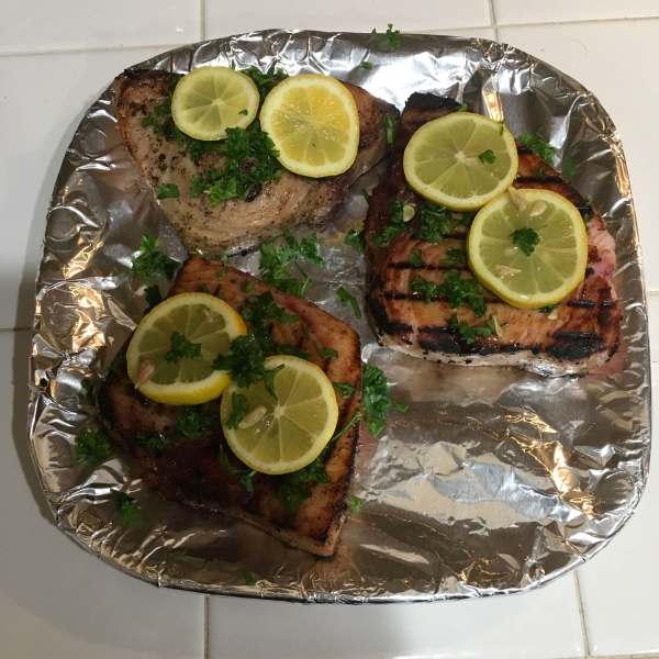 Grilled Marinated Swordfish