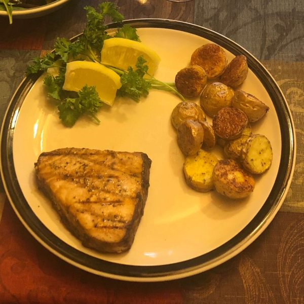 Grilled Marinated Swordfish