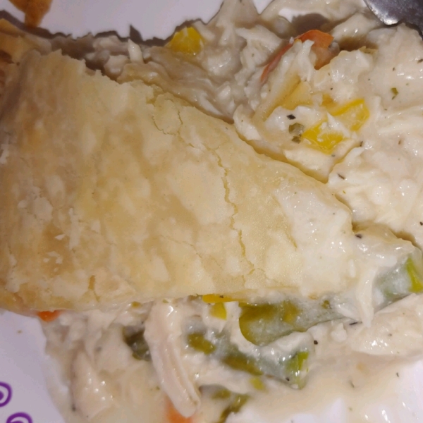Chicken Pot Pie Alfredo
